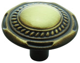 Amerock Allison Value Series BP776AE Cabinet Knob, 15/16 in Projection, Zinc, Antique English